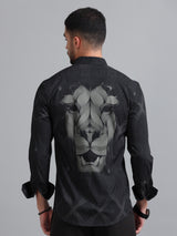 BACK LION PRINT