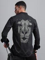 BACK LION PRINT