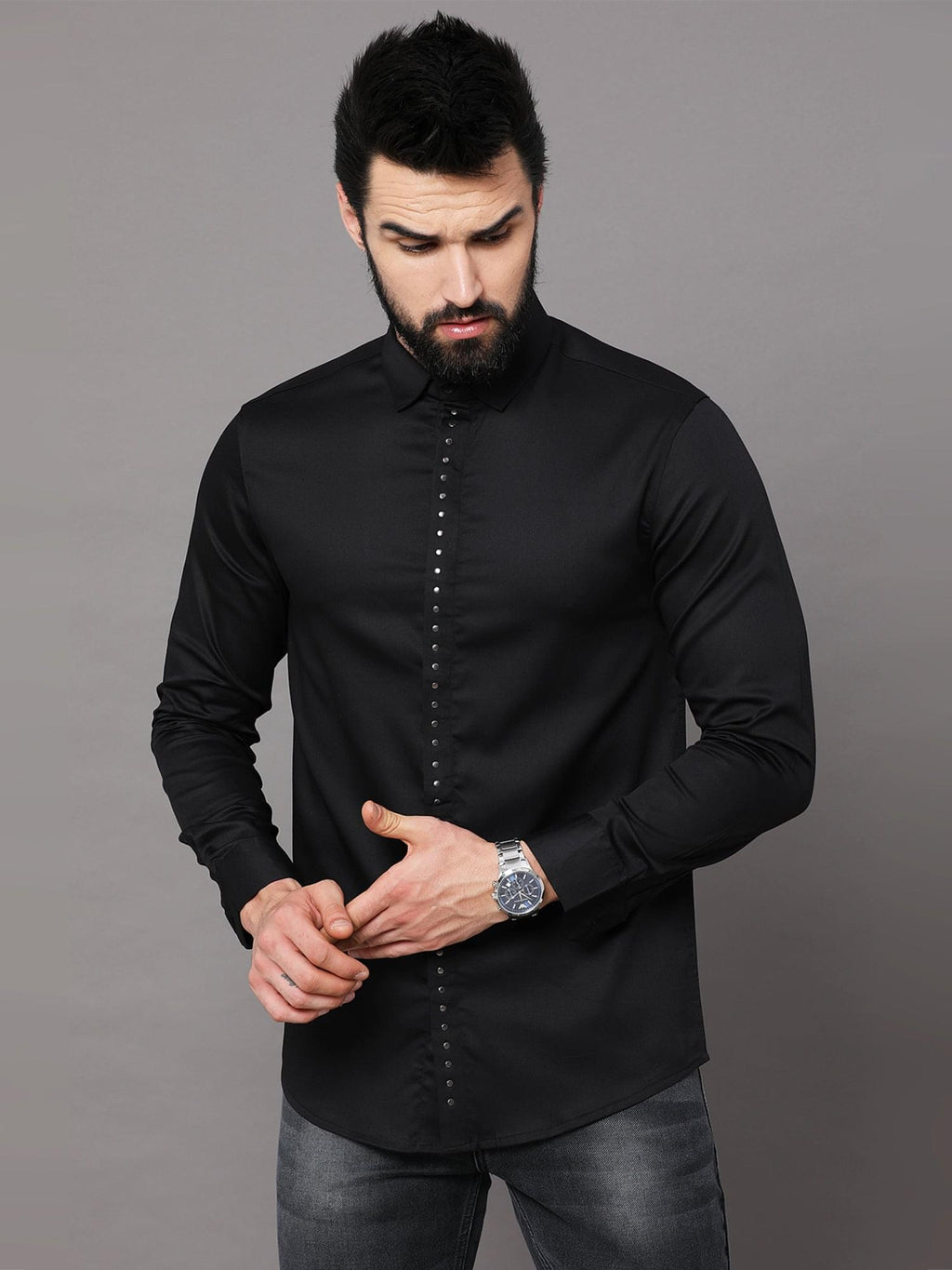 Black Shirt - Shop Black Shirts For Men At Great Price – CLUBBINGSTORE